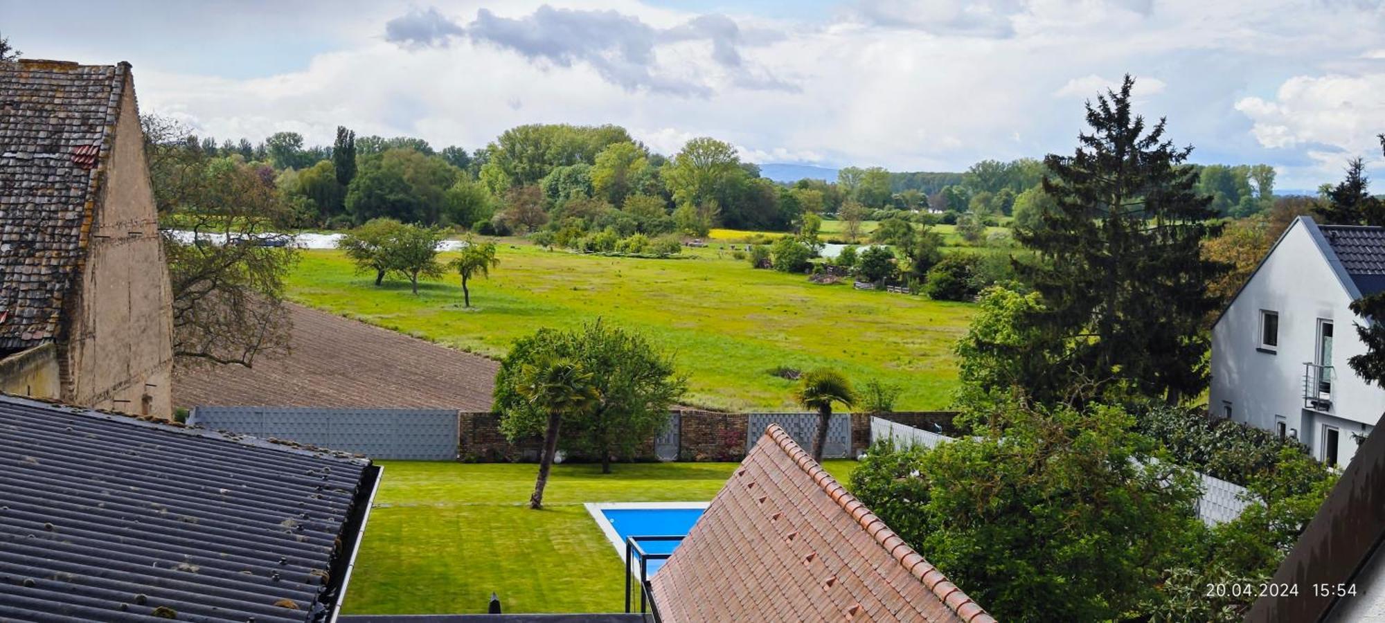 Urlaub Am Rhein Speyer Hockenheim Leilighet Altlussheim Eksteriør bilde
